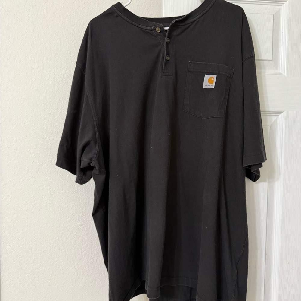 Carhartt Men's Dark Gray Henley Tee